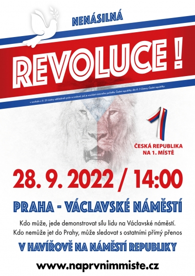 Výzva k podpoře a účasti na demonstraci v Praze, Havířově, Karviné